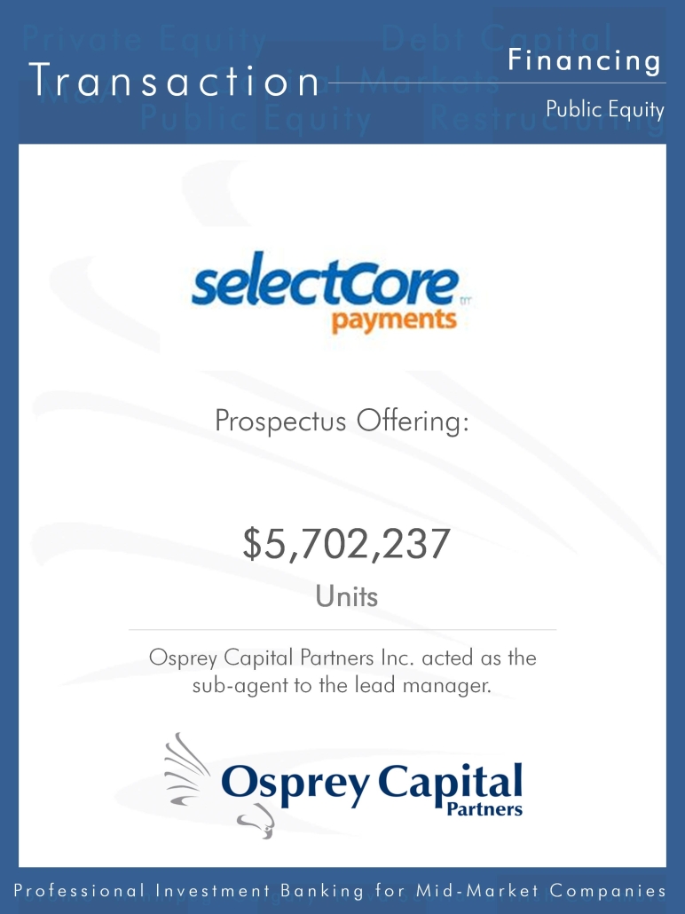 Selectcore Osprey Capital Partners